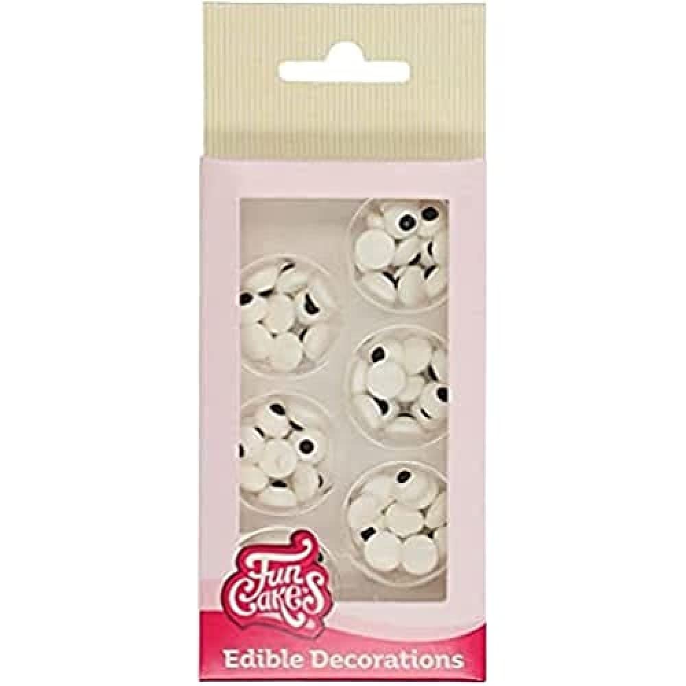 FunCakes Candy Eyeballs - Ready-to-Use Edible Cake Decorations for Halloween, Birthdays & Celebrations 1