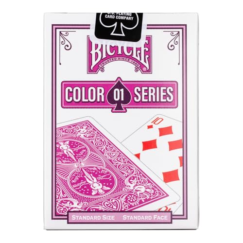 Bicycle Color Series Berry Playing Cards - Air Cushion Finish | 1 Deck | Unisex Adult 3