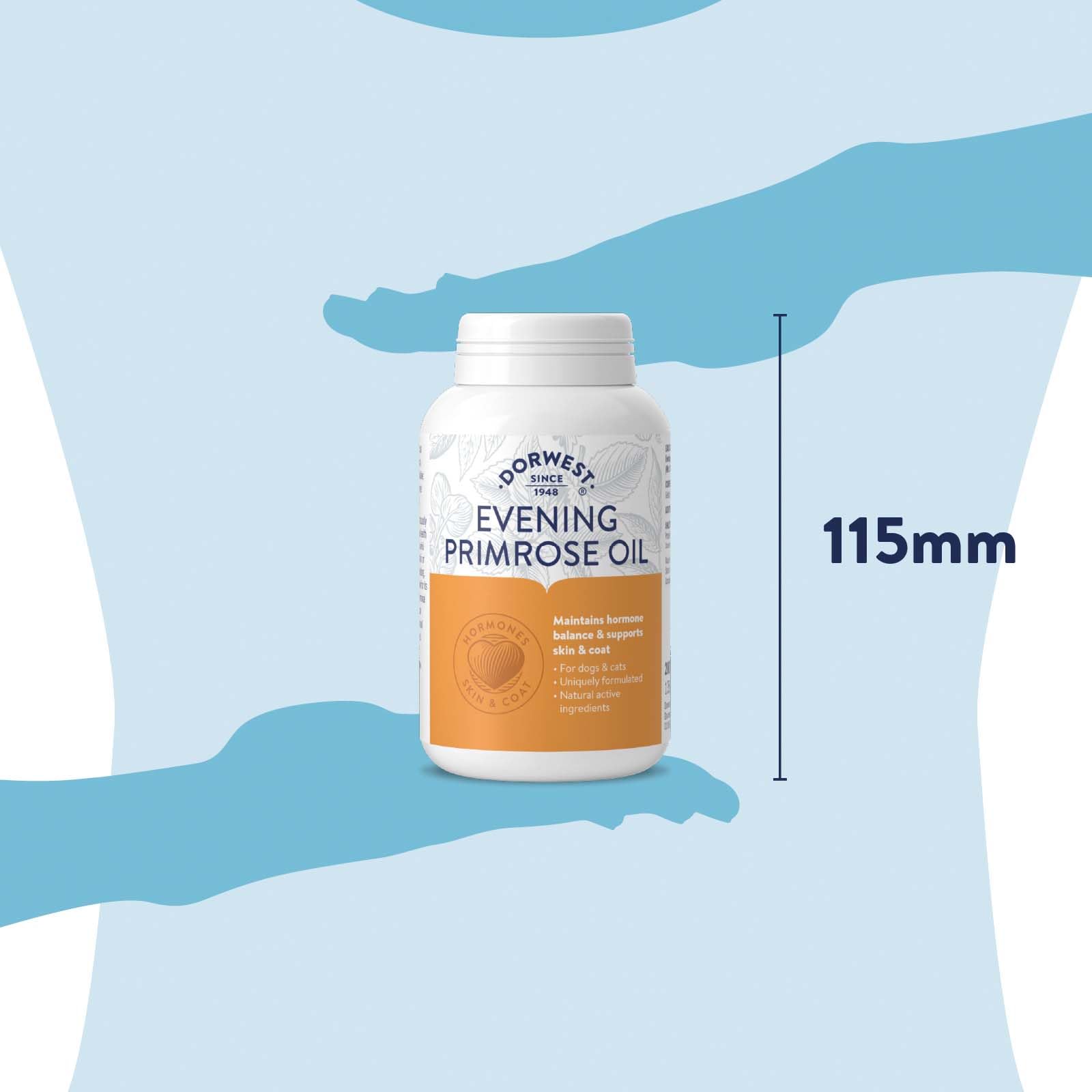 DORWEST HERBS Evening Primrose Oil Capsules - Skin & Coat Health | 200 Capsules 2