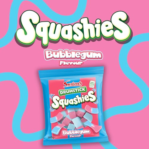 Swizzels Squashies Sweets - Bubblegum Flavour Multipack (12 x 140g) 5