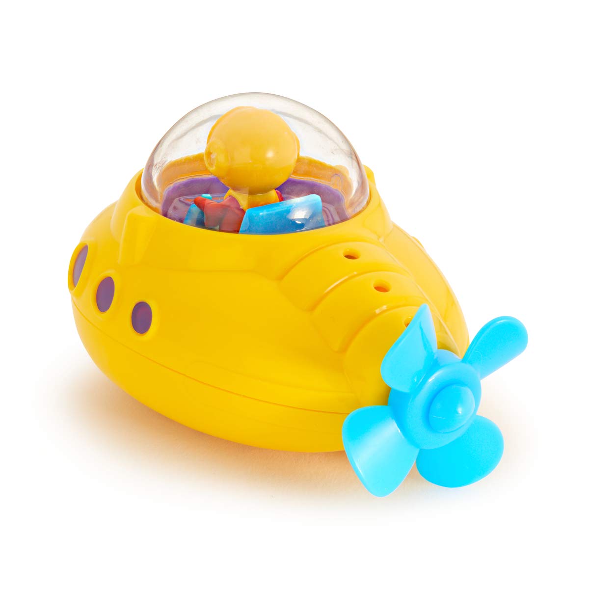 Munchkin Undersea Explorer Bath Toy - Yellow Submarine | Develops Fine Motor Skills 2