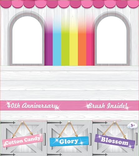 Basic Fun My Little Pony 40th Anniversary Collector Pack | Pearlized Blossom, Cotton Candy & Mini Glory 10