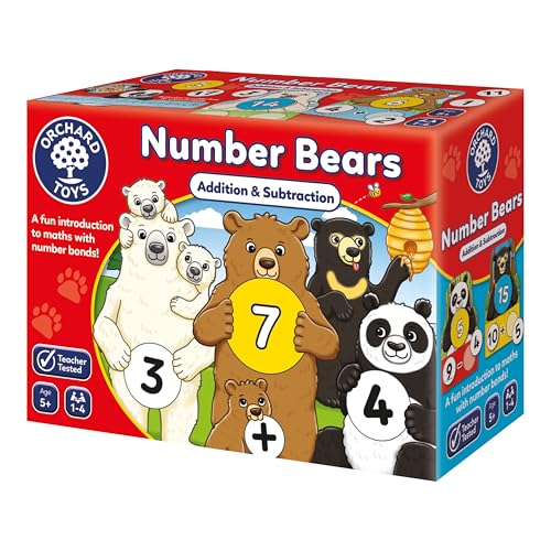 Orchard Toys Number Bears Maths Game Board Game (113)