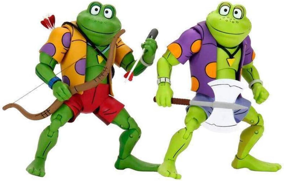 NECA Teenage Mutant Ninja Turtles Punk Frogs - Genghis & Rasputin Action Figure 2-Pack (54173)