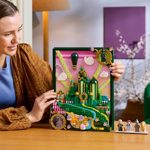 LEGO Wicked Emerald City Wall Art - 3D Building Set for Adults | 1,518 Pieces | Model 75685 8