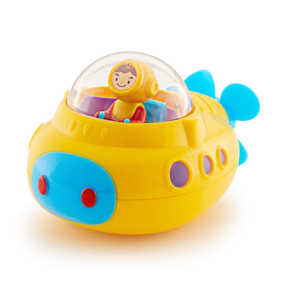 Munchkin Undersea Explorer Bath Toy - Yellow Submarine | Develops Fine Motor Skills 1