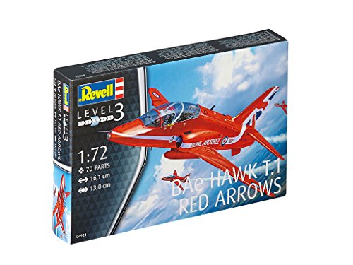 Revell 1:72 Scale BAE Hawk T.1 Red Arrows Plastic Model Kit RV04921 10