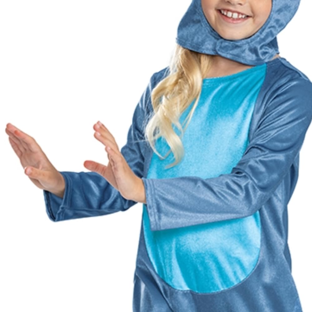 Disney Lilo & Stitch Stitch Jumpsuit Costume - Official Kids Fancy Dress with Hood 3