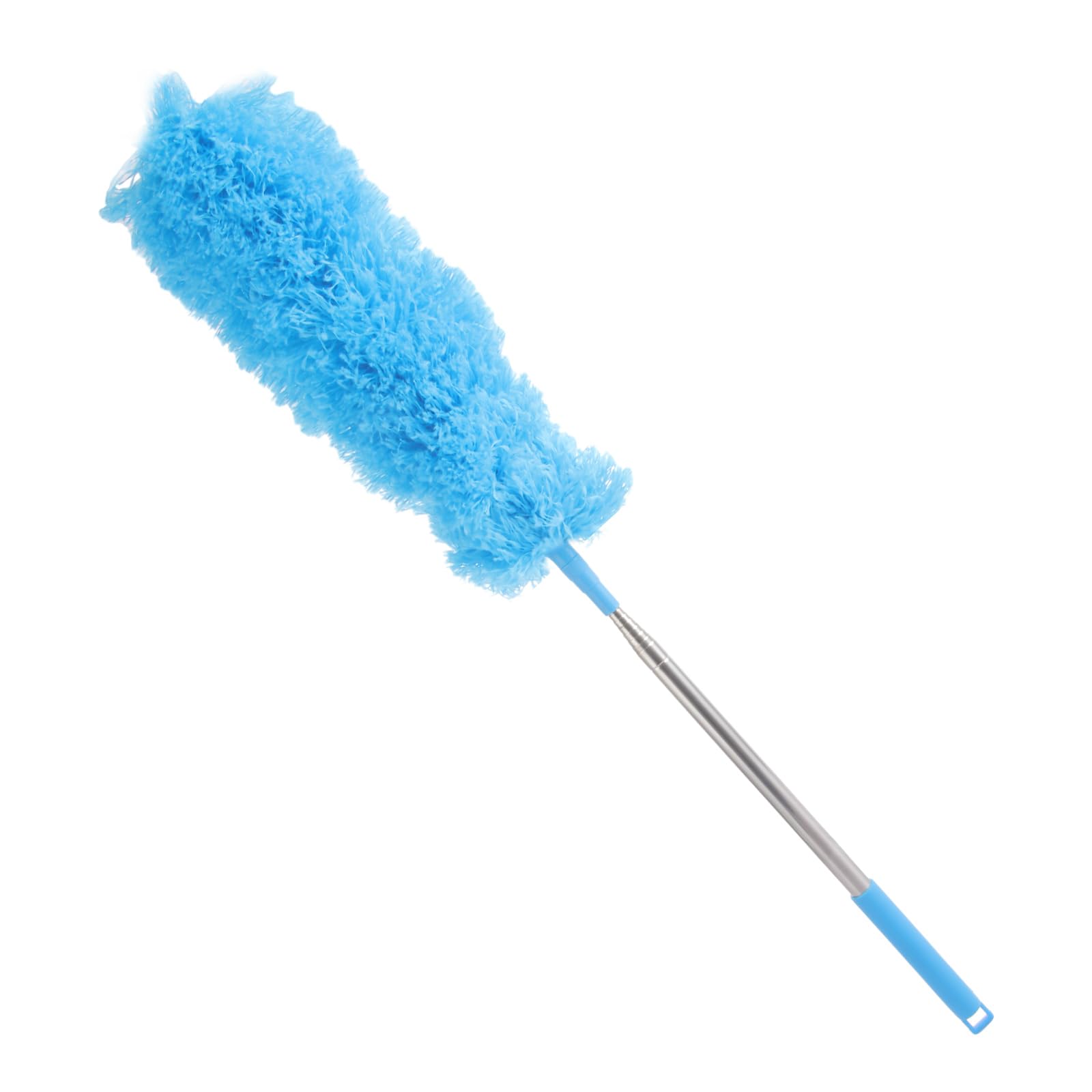 ASelected Extendable Microfiber Duster - Telescoping Stainless Steel Rod up to 275CM | Bendable Head 1