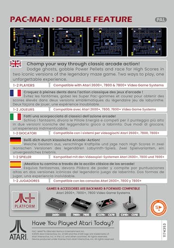 PAC-MAN Double Feature - Atari 2600+ and Atari 7800+ Compatible Edition 13
