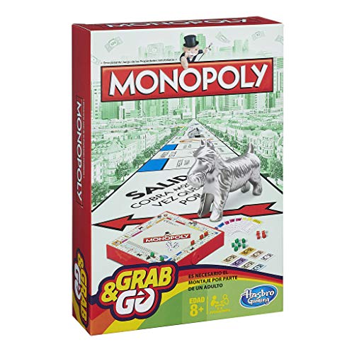 Hasbro Monopoly Travel Parent Spanish Version Board Game (B1002675)