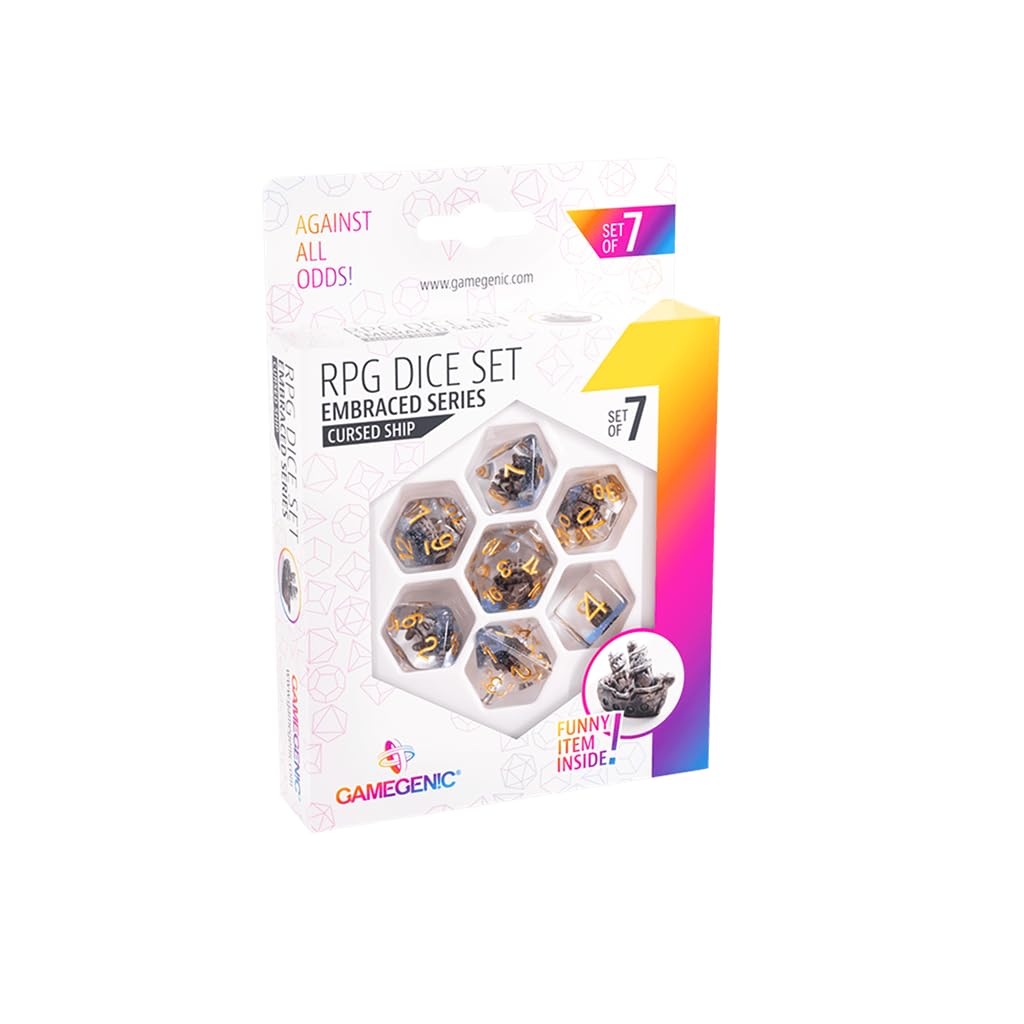 Gamegenic Cursed Ship Embraced Series Dice Set (7pcs) 1
