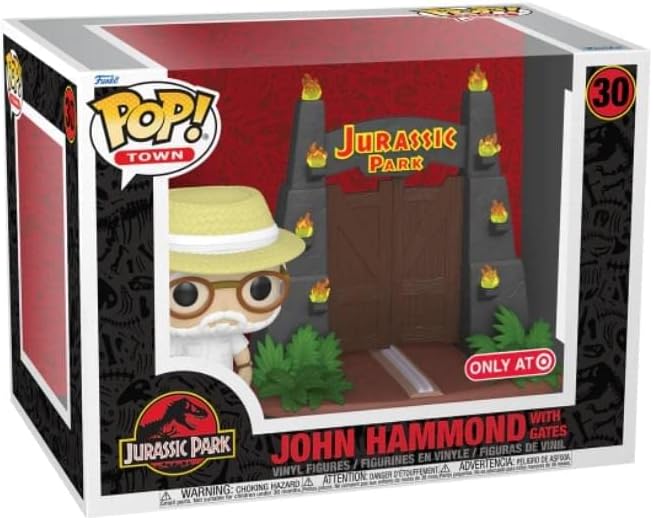 Funko Jurassic Park POP Vinyl Figure | John Hammond with Gates