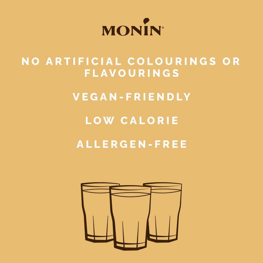 MONIN Premium Sugar Free Caramel Syrup 1L