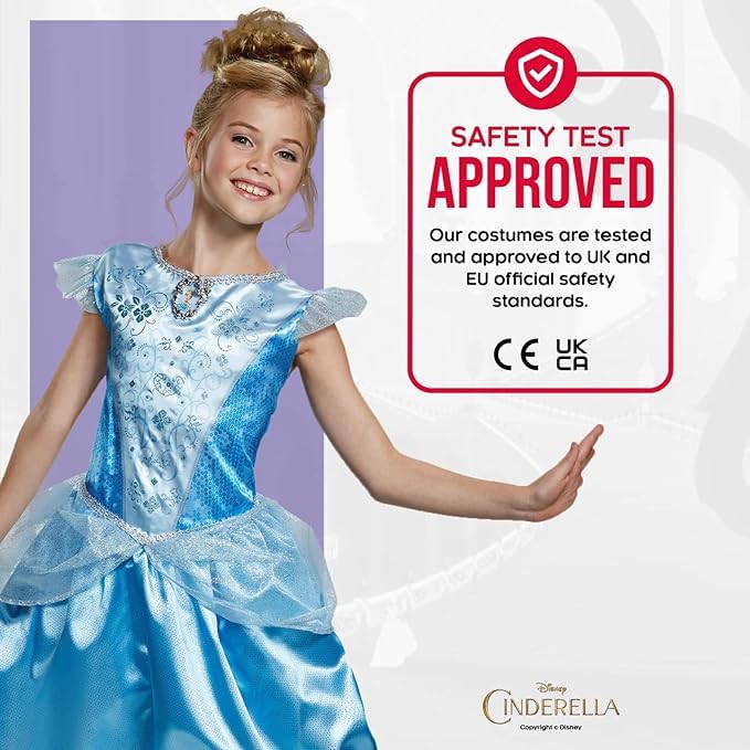 Disguise Disney Cinderella Costume - Girls Medium (7-8 Years)