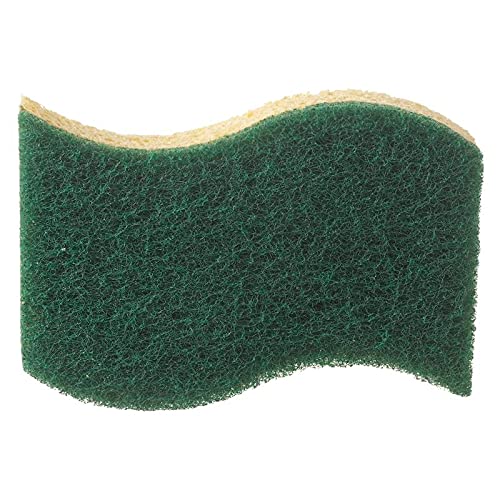 Spontex Heavy Duty Super Absorbent Scourers - 2 Count, Biodegradable Cellulose Sponge 3