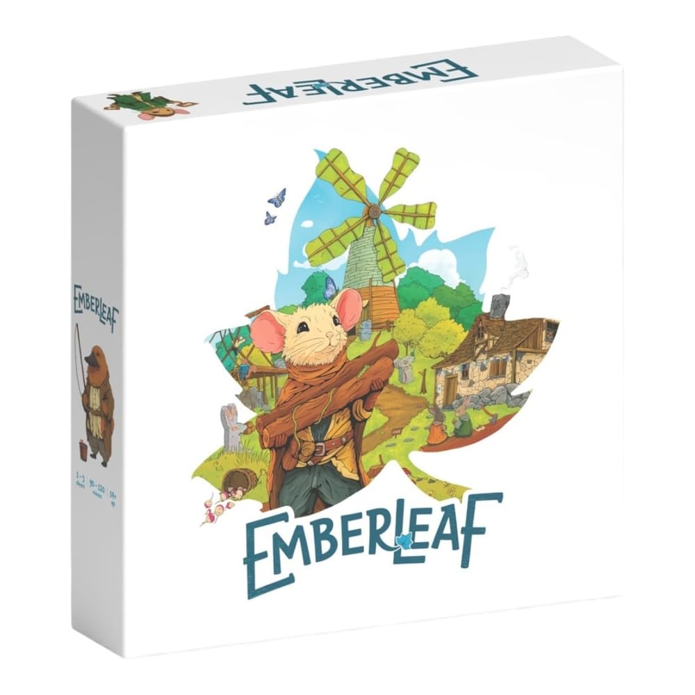 The City of Games Emberleaf Board Game | 1-5 Players | Standard Edition | Cardboard