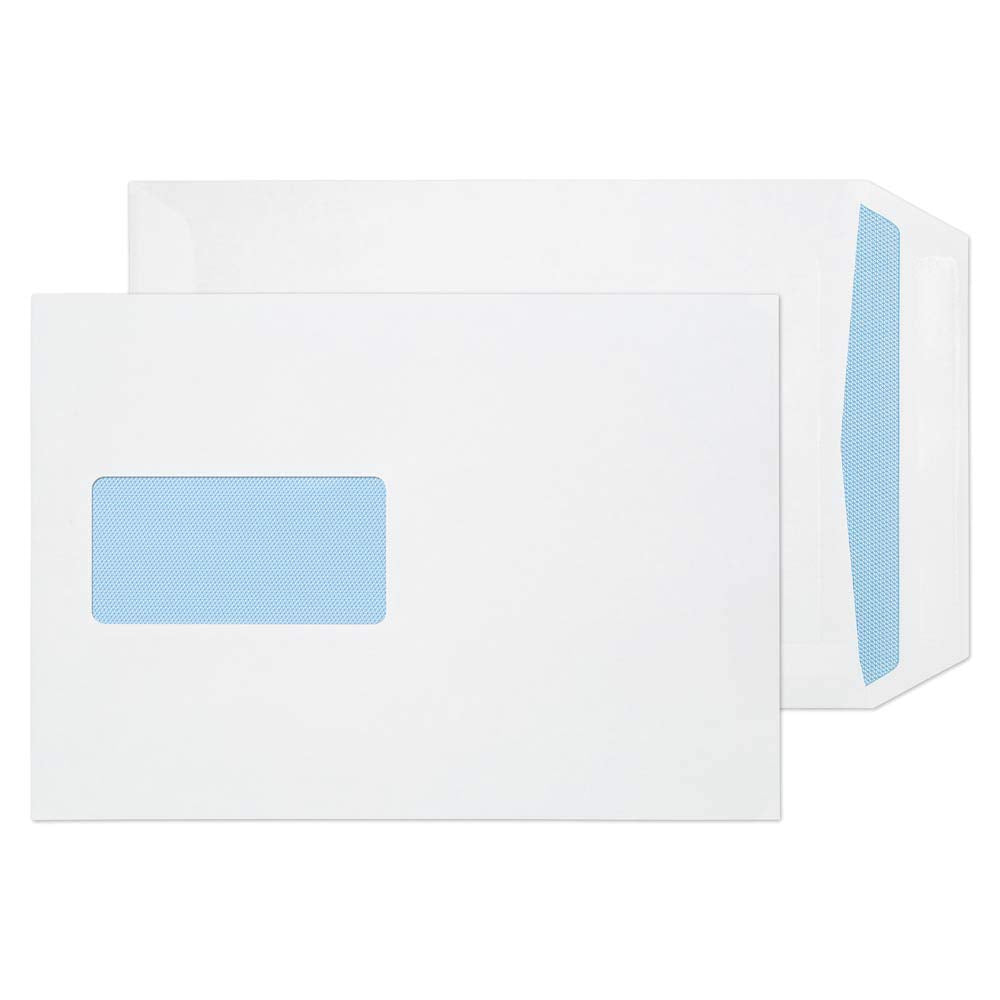 Blake Purely Everyday C5 229 x 162 mm 90 gsm Self Seal Window Pocket Envelopes White - Pack of 25