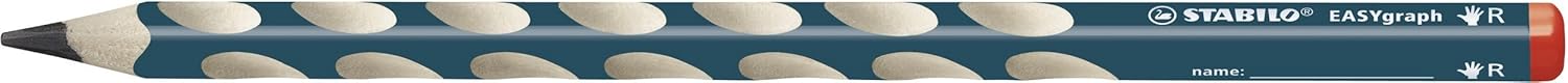 Handwriting Pencil - STABILO EASYgraph Box of 12 HB Petrol Right Handed 2