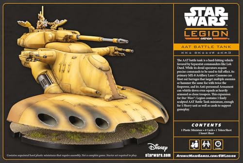 Asmodee Star Wars Legion - AAT Battle Tank Heavy Unit Expansion | Multilingual Reissue 4