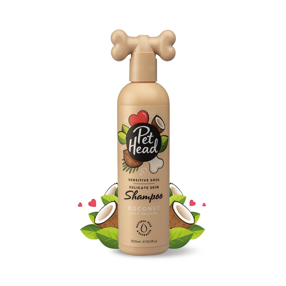 Pet Head Sensitive Soul Dog Shampoo - Soothing Coconut Scent | Aloe Vera | 300ml