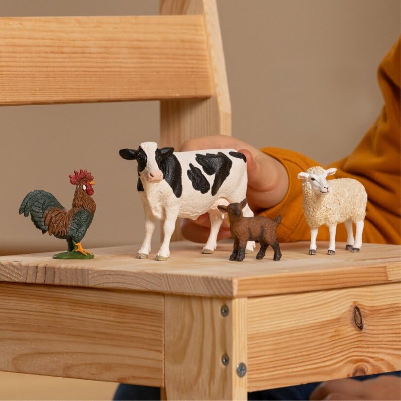 Schleich Farm World Starter Set - 6 Farm Animals | Ages 3+