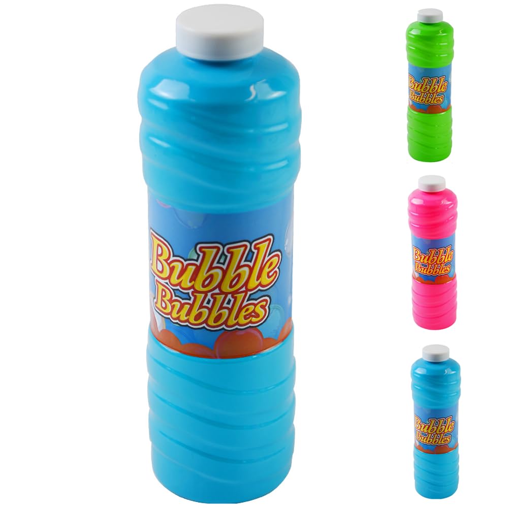 RAM ONLINE Giant Bubble Solution - 1 Litre Bottle with Wand | Ready to Use | Kid-Friendly Formula