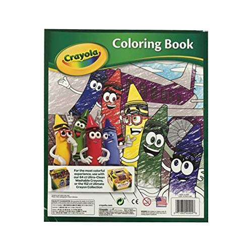 64 Page Colouring Book with Crayola Characters