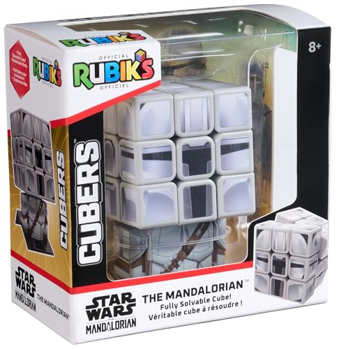 Rubik's Star Wars Mandalorian Cuber - 3x3 Puzzle | Multicolor Plastic | Ages 8+ 10
