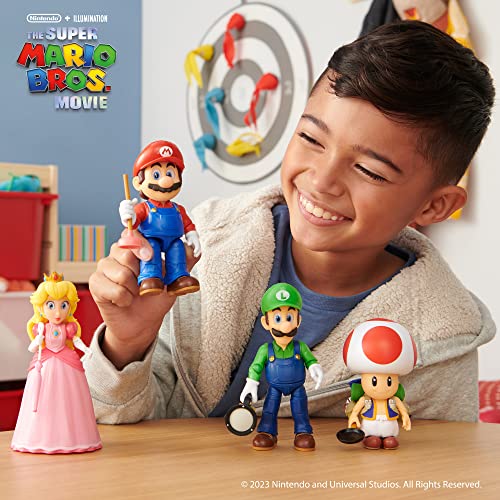 The Super Mario Bros. Movie - 5" Mario Action Figure with Plunger Accessory 18