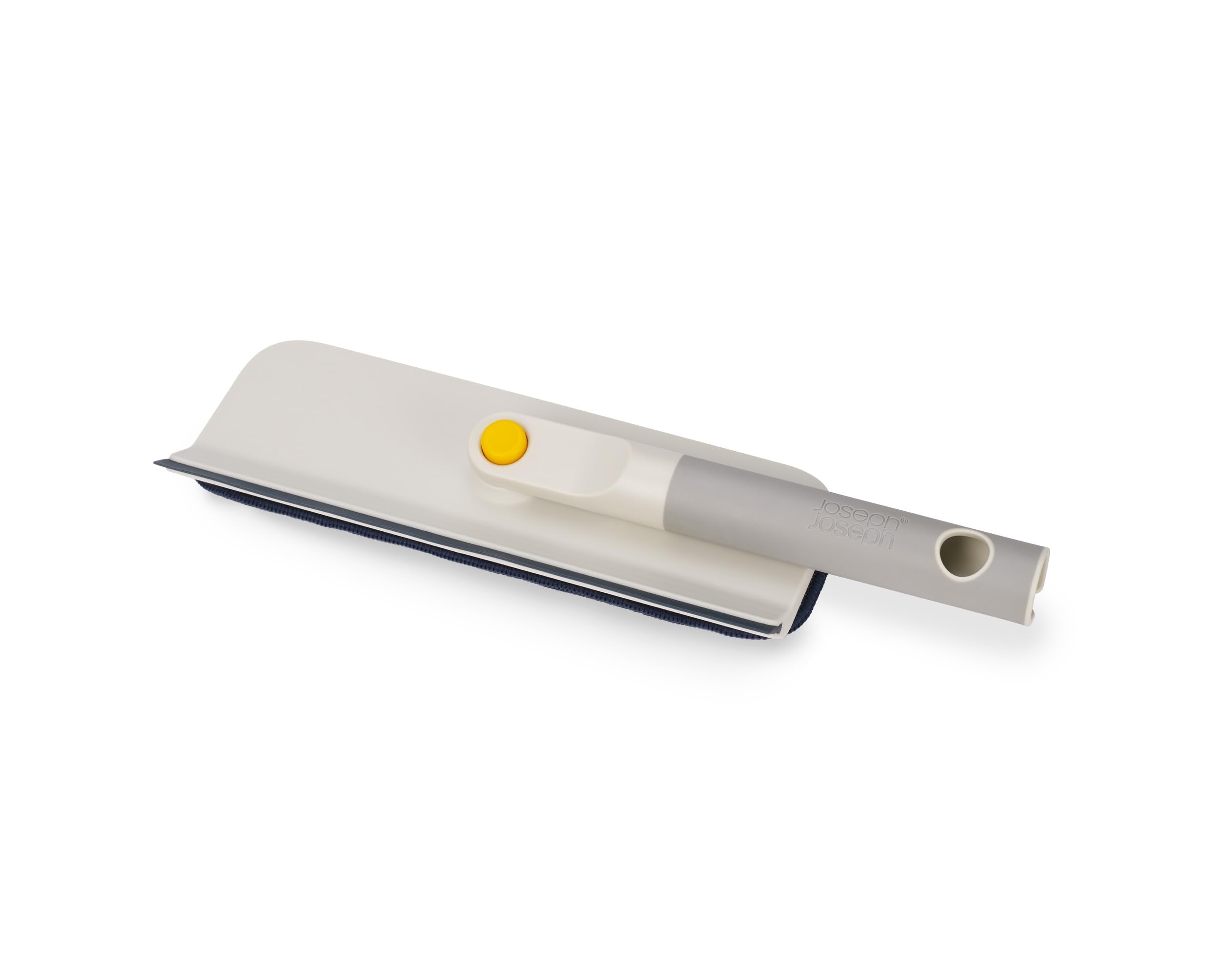 Joseph Joseph CleanTech 2-in-1 Bathroom Cleaning Brush - Microfibre Pad & Silicone Squeegee | 362mm Length 1