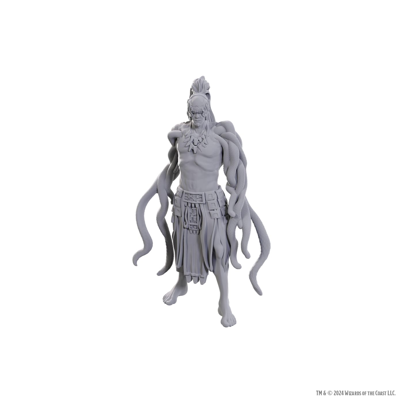 WizKids D&D Nolzur's Marvelous Miniatures - Yuan-ti Pit Master Unpainted Plastic Miniature (7.62 cm)