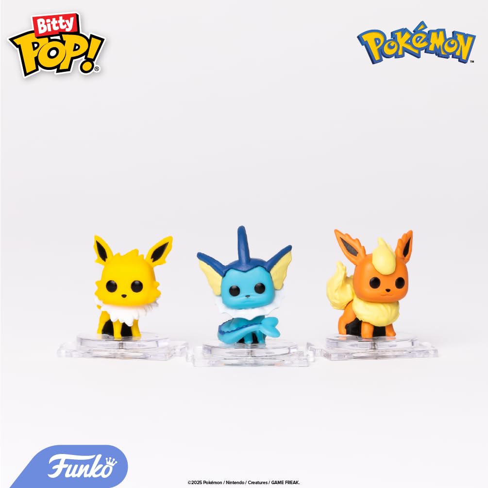 Funko Bitty Pop! Pokemon - Pikachu 4PK with Surprise Mystery Mini Figure | Vinyl | 0.9-inch 5