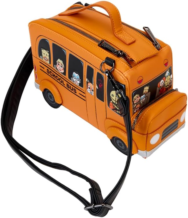 Loungefly Trick 'r Treat School Bus Figural Crossbody Bag (Multi)