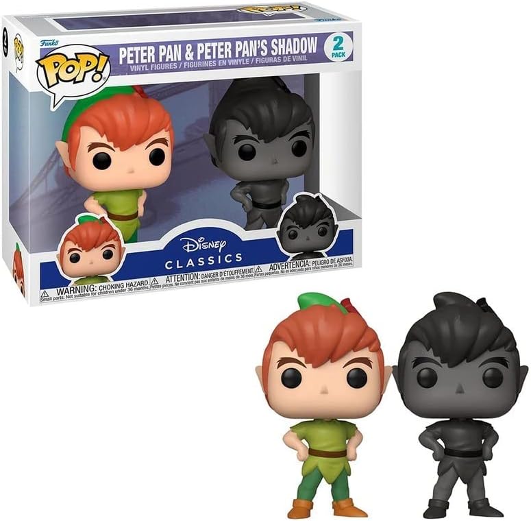 Funko Pop! Disney - Peter Pan & Shadow 2-Pack Vinyl Figure (62340)