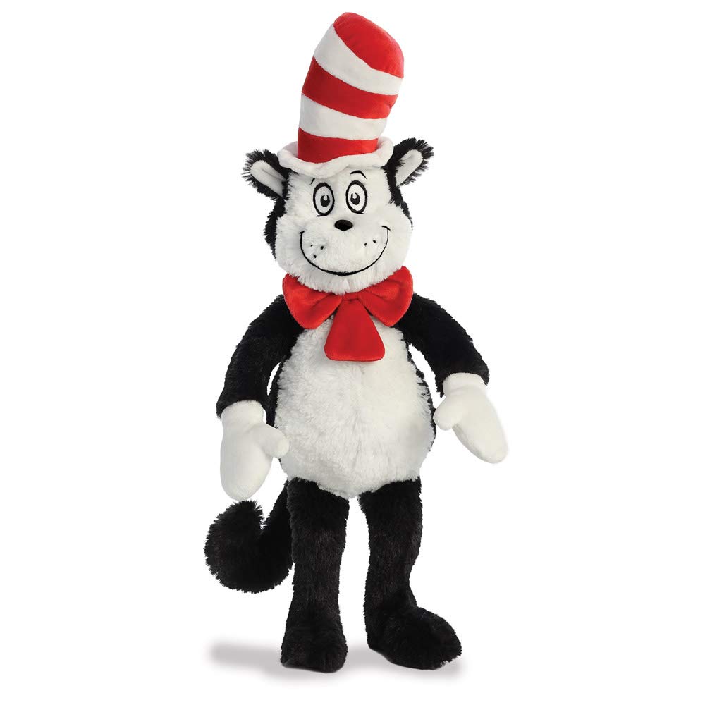 AURORA Dr. Seuss The Cat in the Hat Luvster Stuffed Toy | 42 cm | Official Licensed | Unisex