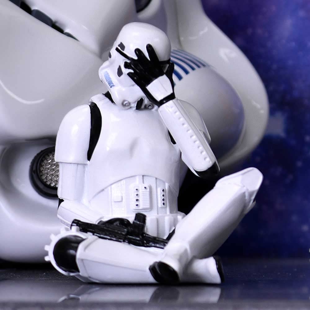 Nemesis Now Stormtrooper Three Wise Sci-Fi Figurine | Resin | 125mm Height 6
