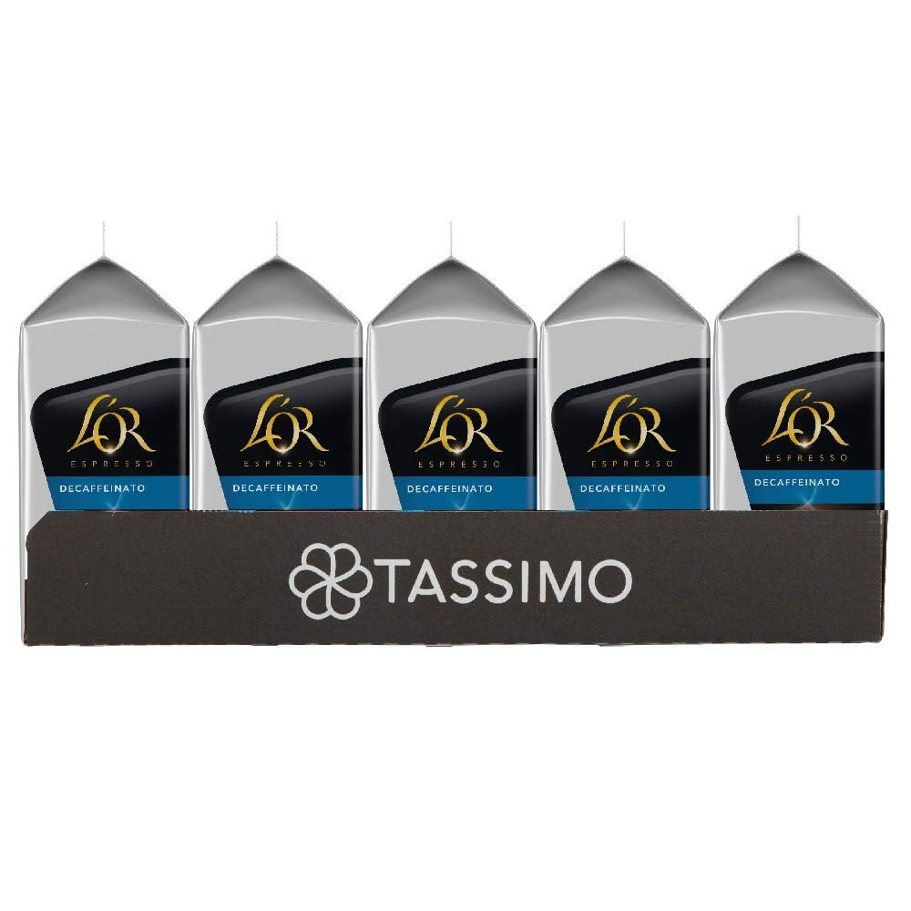 Tassimo L'OR Espresso Decaffeinato Coffee Pods x16 (Pack of 5, 80 Total Servings) 2