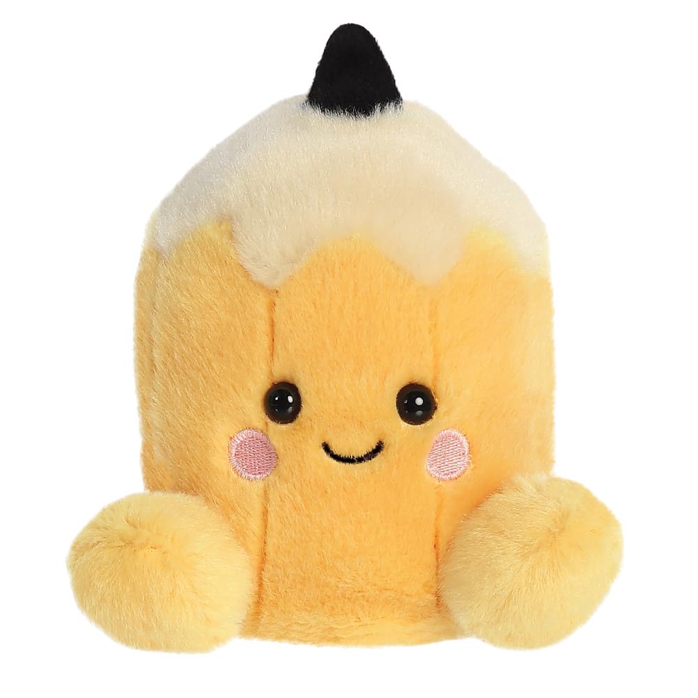 Aurora Palm Pals Tike Pencil Soft Toy - 13cm, Orange, Suitable from Birth