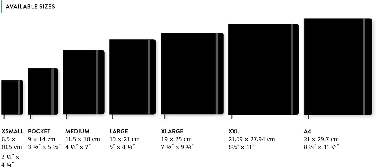 Moleskine Classic Notebook - Plain Pages | Hard Cover | Extra Large 19x25 cm | Scarlet Red 9