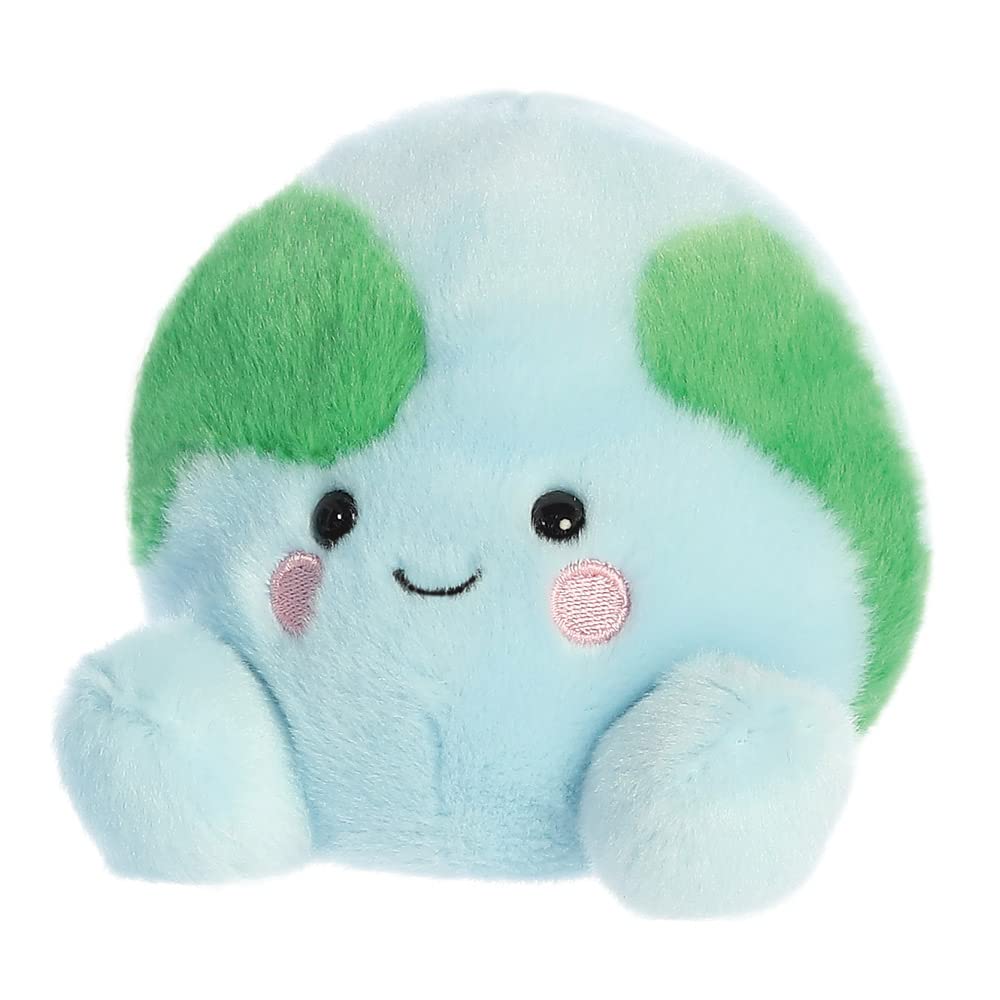 AURORA Palm Pals Eve Earth Stuffed Toy - Eco-Friendly, Bean-Filled, 13 cm