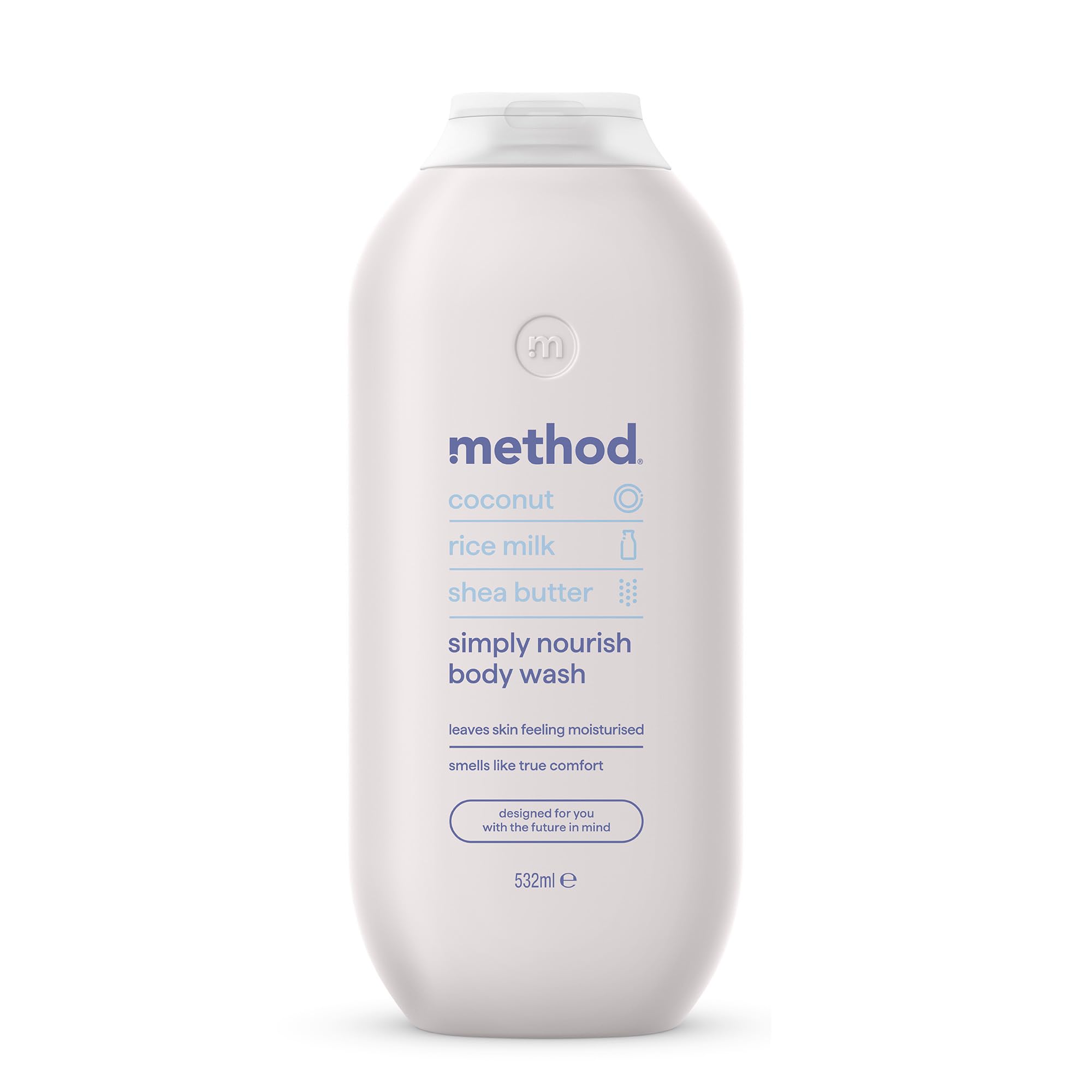 Method Simply Nourish Body Wash - Shower Gel with Coconut, Rice Milk & Shea Butter 1