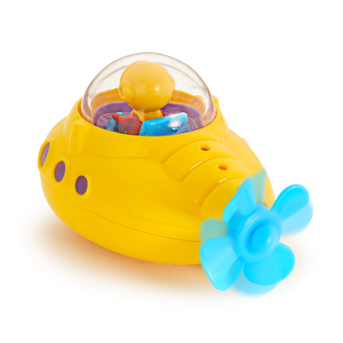 Munchkin Undersea Explorer Bath Toy - Yellow Submarine | Develops Fine Motor Skills 3