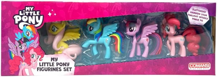 Golden Toys My Little Pony Collection Set - 4 Figurines (Y90259)