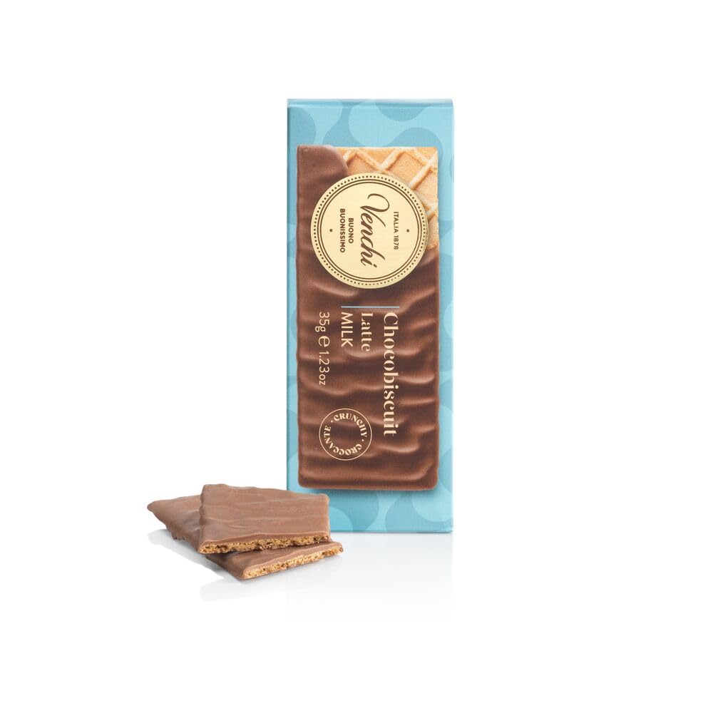Venchi - ChocoBiscuit Snack Bar with Milk Chocolate Coated Double Wafer 5