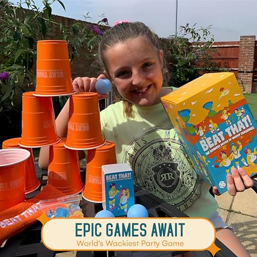 Gutter Games Beat That! The Bonkers Battle of Wacky Challenges Family Party Game (634158908699)