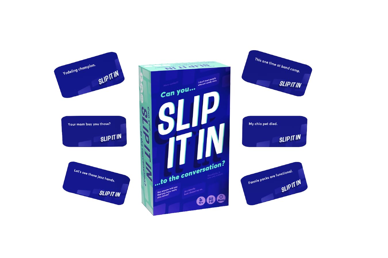 Gray Matters Games Slip It In - Party Card Game for Adults | Ages 14+ | 2.25 inch x 8.75 inch 2