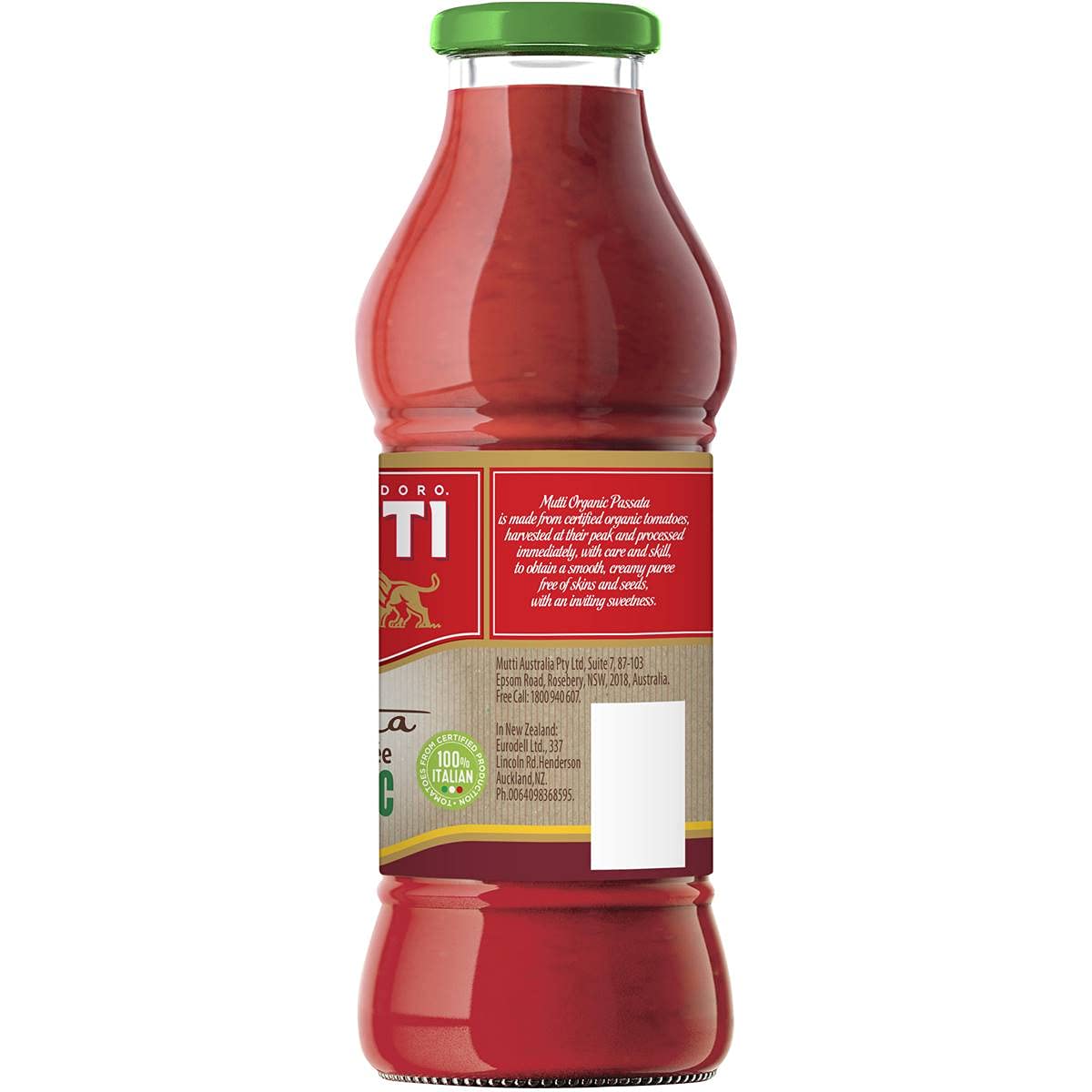 Mutti - Organic Tomato Puree (560 g) 8