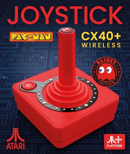 Pac-Man - Atari CX40+ Wireless Joystick Red 3