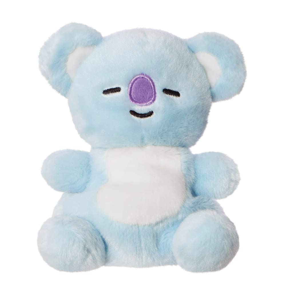 AURORA BT21 KOYA Palm Pal Stuffed Animal - 5In, Blue, Eco-friendly | Suitable from Birth